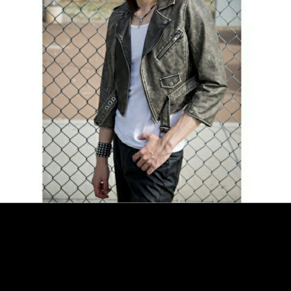 Lip Service Vintage Wash Moto Jacket - Picture 4 of 8